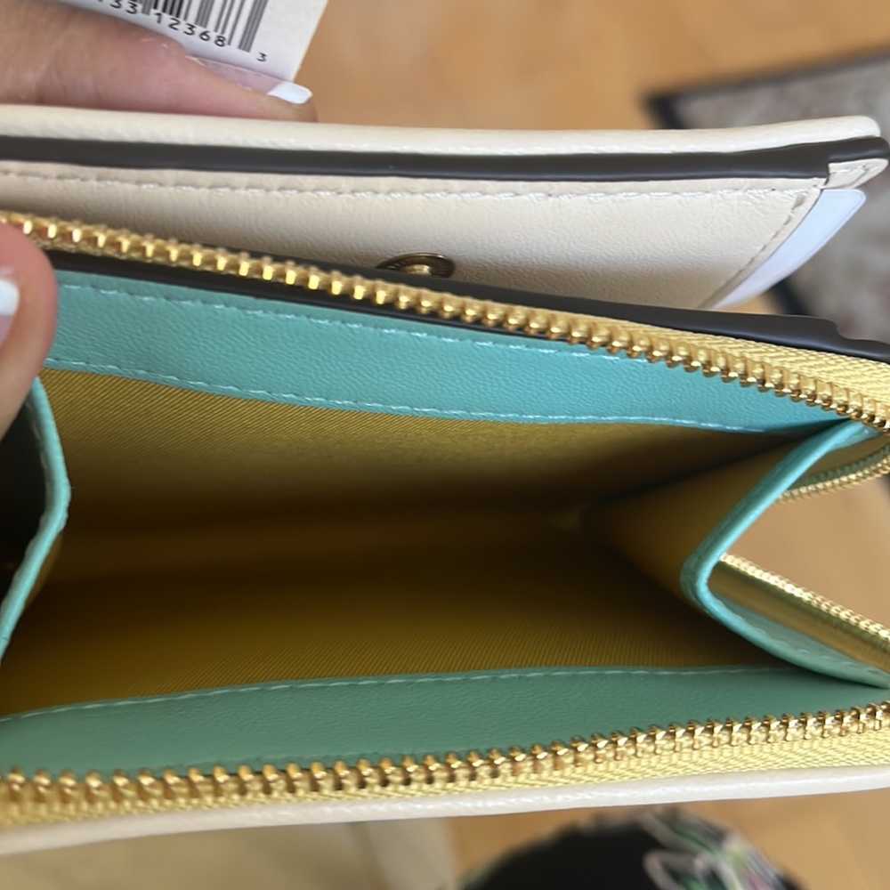 Kira Chevron Color Block Bi-Fold Wallet - image 4